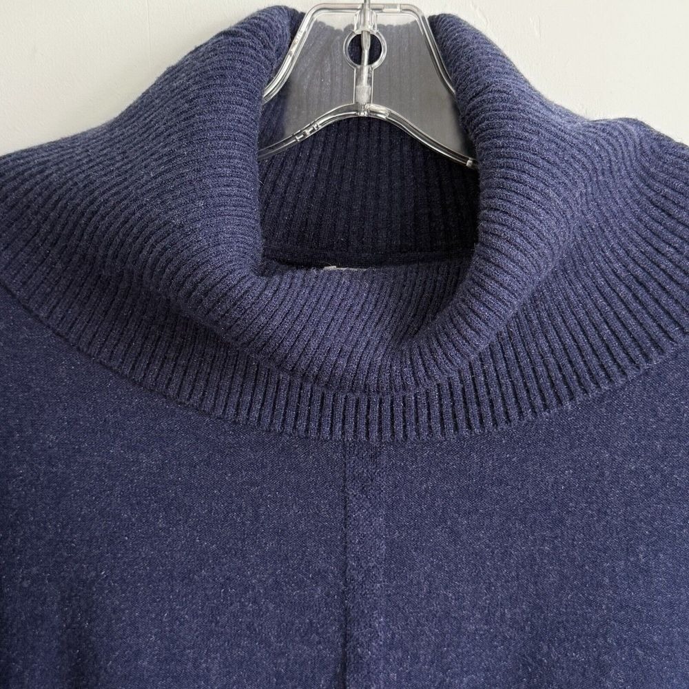 Sundance Cowl Neck Sweater Womens M Blue layer Party Office Event Quiet Luxury